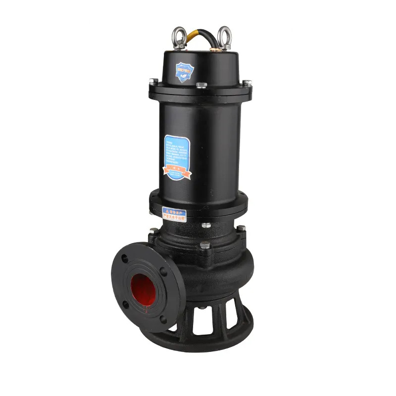 dewatering cast iron 100m3/h electric submersible sewage transfer pump